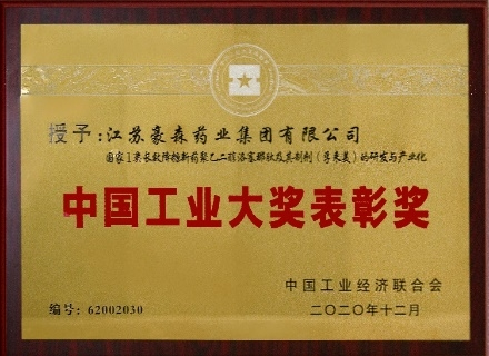 中國工業大獎表彰獎